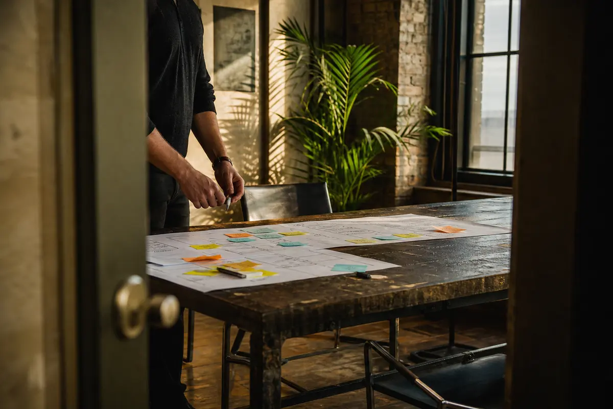 Editorial marketing planning scene for Local Service Ads in North Fond du Lac, Wisconsin