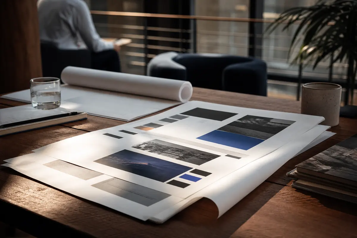 Editorial marketing planning scene for Legal News in Oconomowoc, Wisconsin