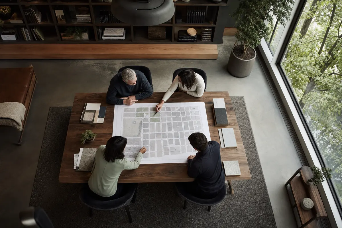 Editorial marketing planning scene for Programmatic SEO in Oregon, Wisconsin