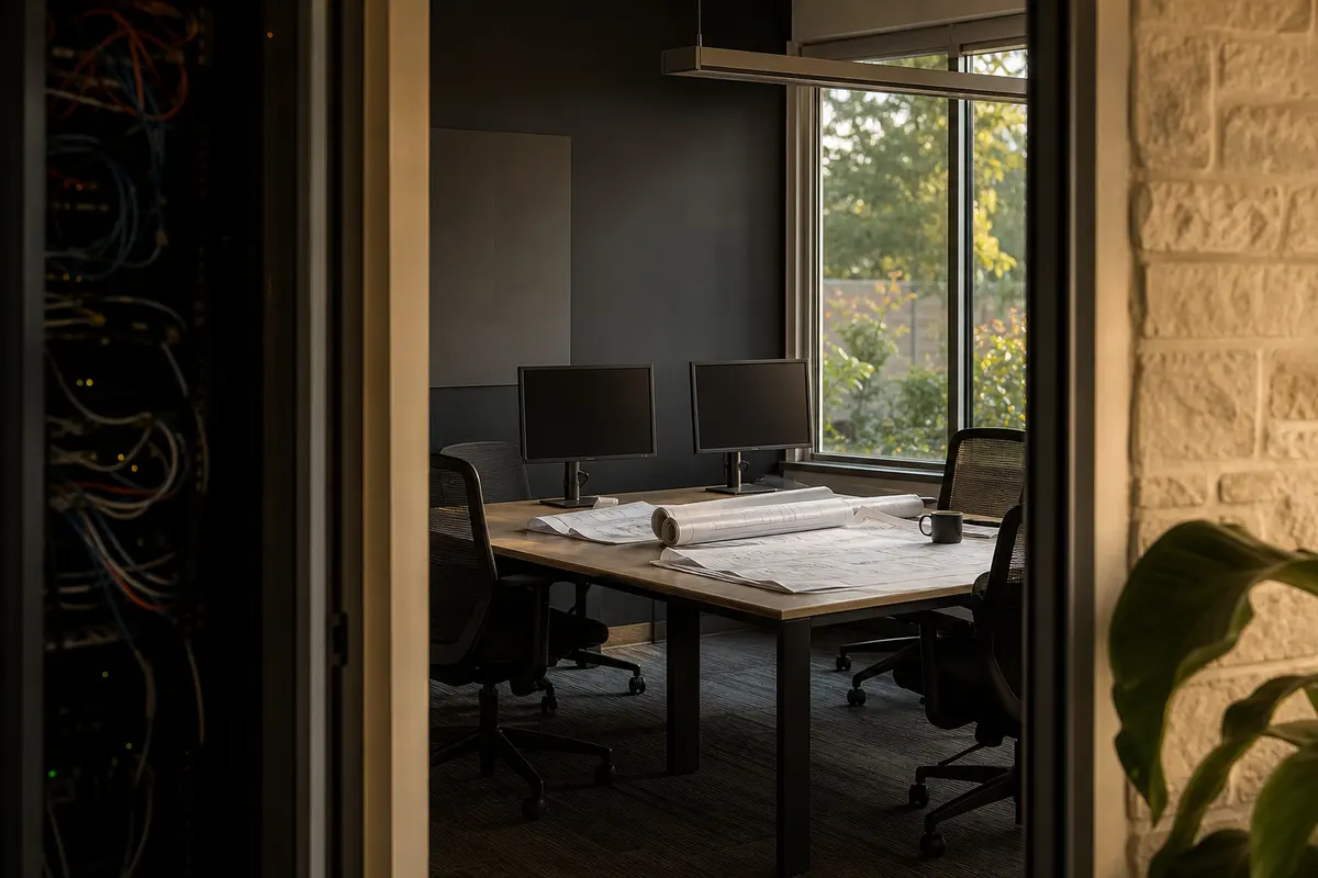 Editorial platform planning scene for Custom Software in Richfield, Wisconsin