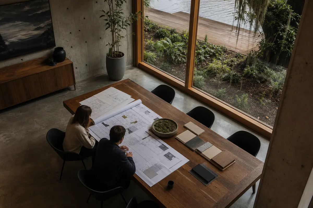Editorial platform planning scene for Custom Software in Shawano, Wisconsin