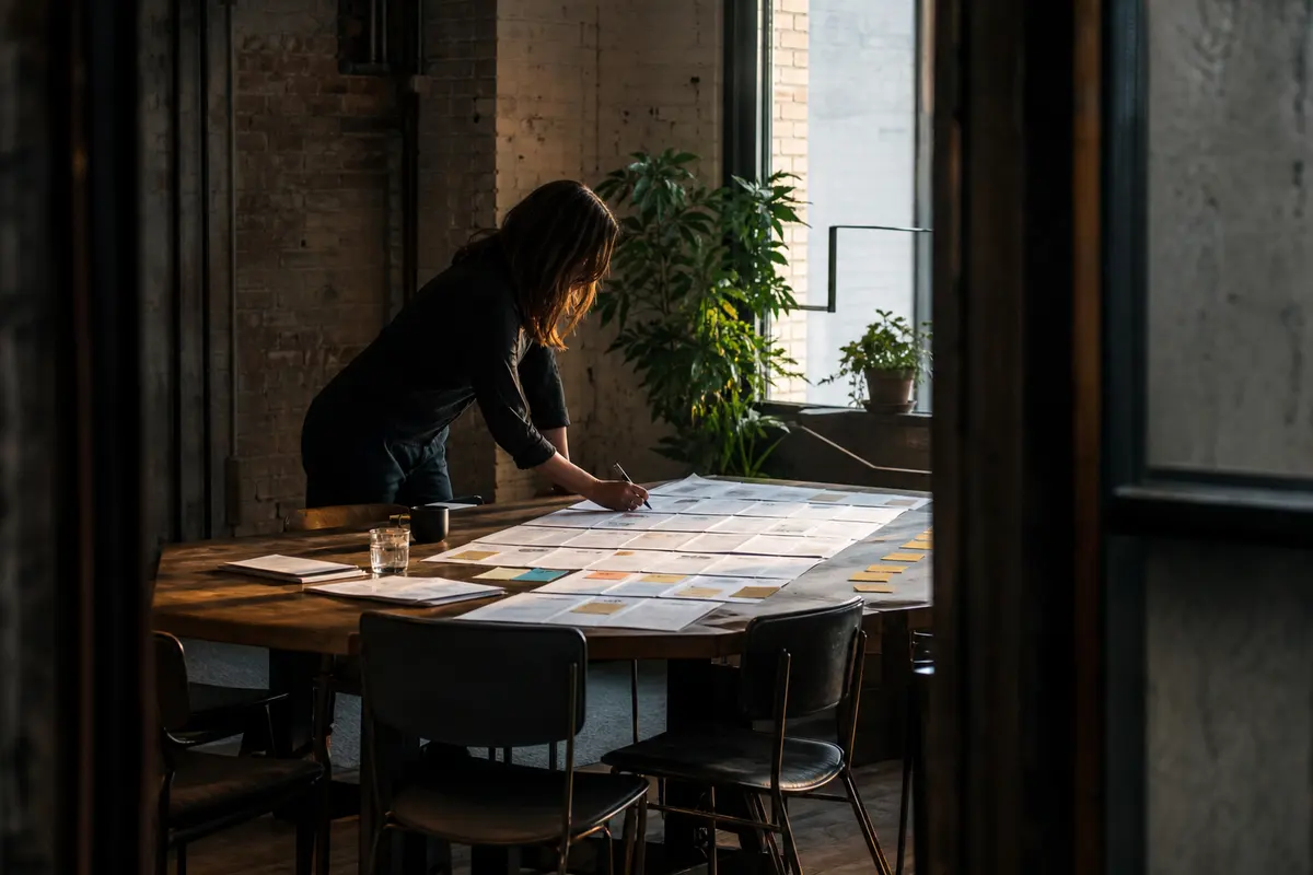 Editorial marketing planning scene for Local Service Ads in Waupun, Wisconsin