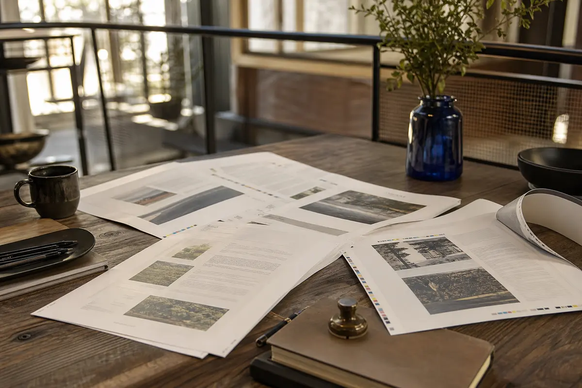 Editorial marketing planning scene for Lander, Wyoming