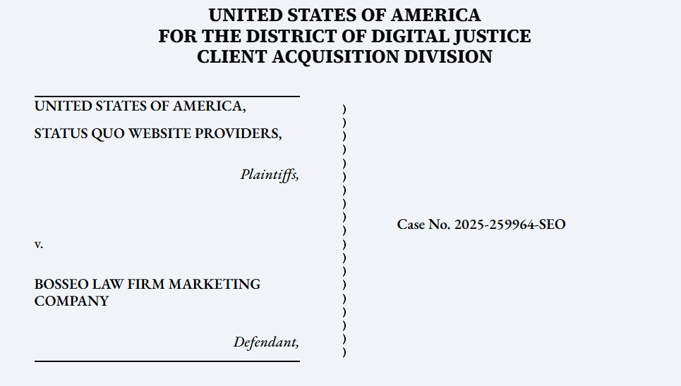 Bosseo legal case document artwork